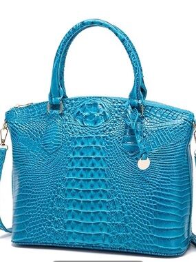 Croc Print Tote